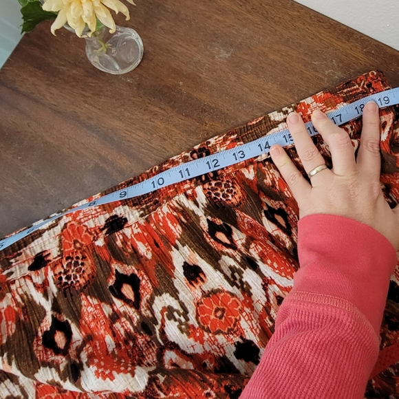 Vintage 2 Piece Coord Set Koret Skirt & Top XL Extra Large Boho Coordinating - Picture 10 of 13